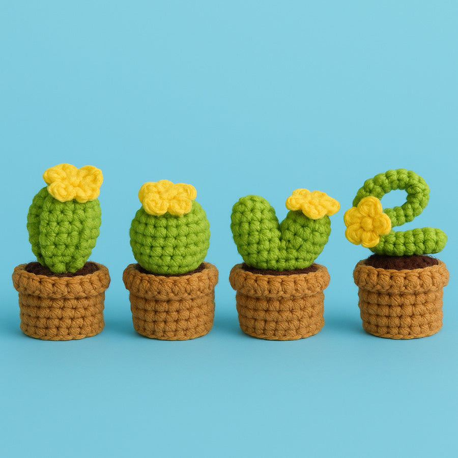 Love Cactus Crochet Kit
