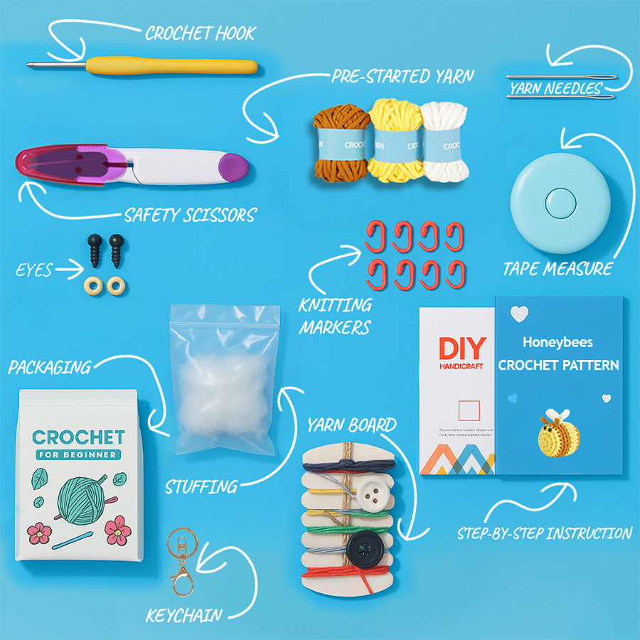 Honeybees Crochet Kit