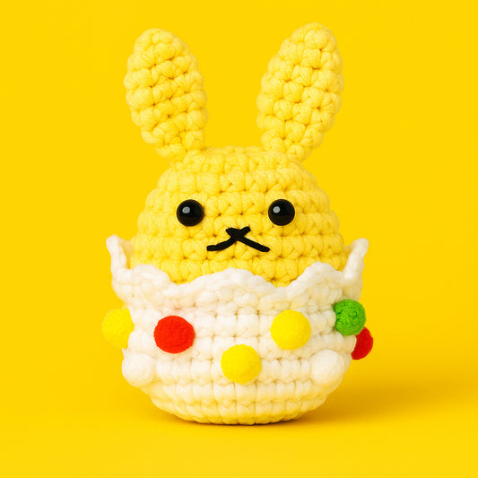 Eggshell Rabbit Crochet Kit
