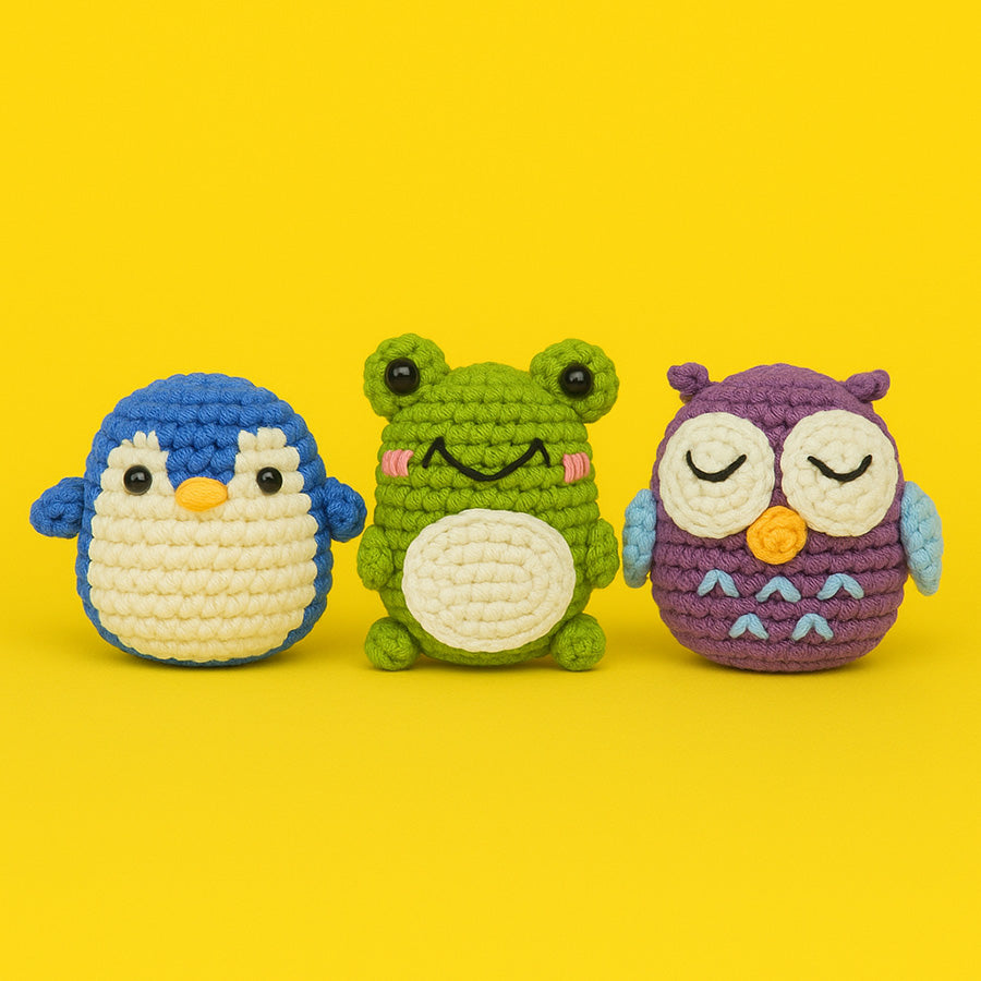 Forest Friends Trio Crochet Kit