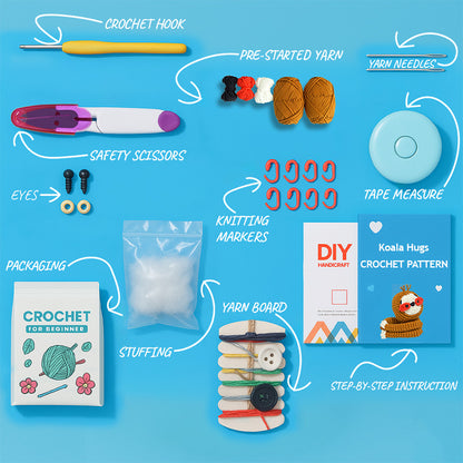 Koala Hugs Crochet Kit