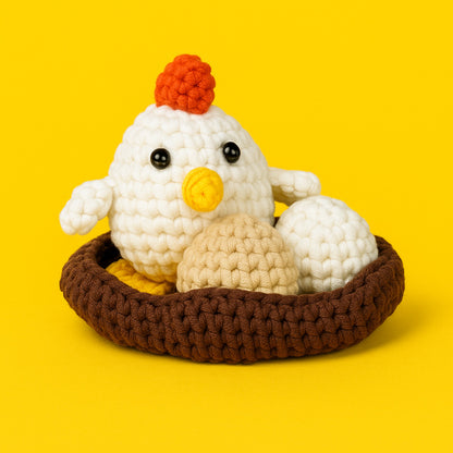 Chickens Family Crochet Kit