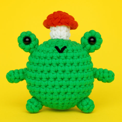Sprig the Mushroom Frog Crochet Kit