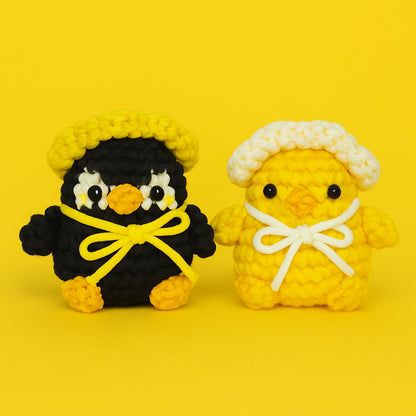 Chicks and Penguins Crochet Kit