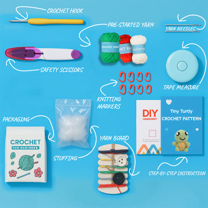 Tiny Turtly Crochet Kit