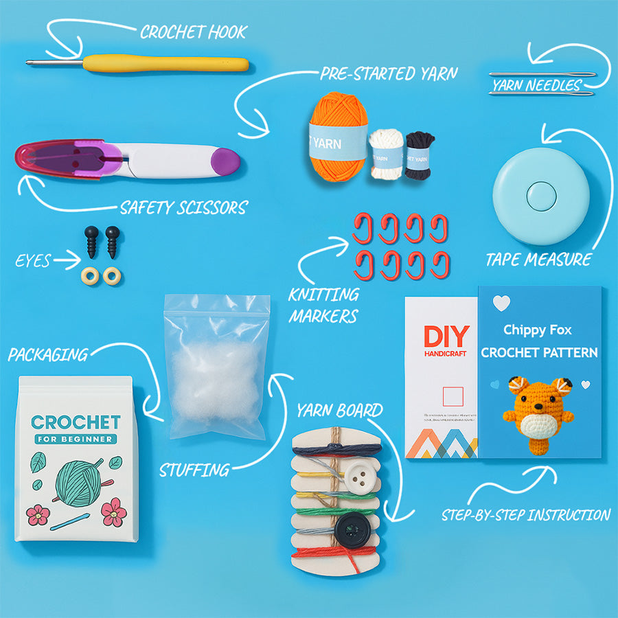 Chippy Fox Crochet Kit