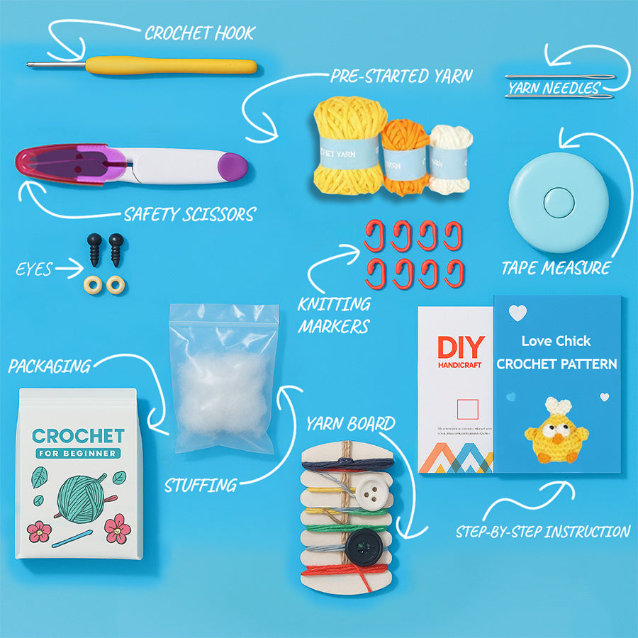 Love Chick Crochet Kit
