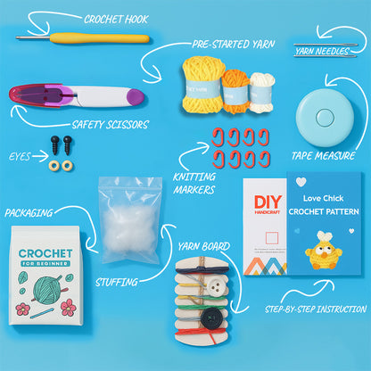 Love Chick Crochet Kit