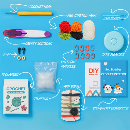 Boo Buddies Crochet Kit