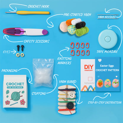 Easter Eggs Crochet Kit