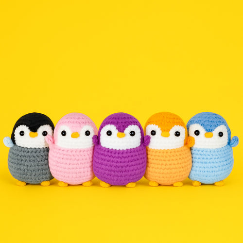 Chubby Penguin Crochet Kit