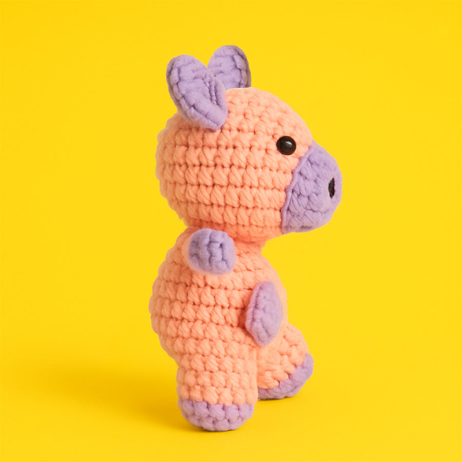 Lila the Pink Cow Crochet Kit