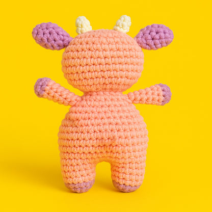 Lila the Pink Cow Crochet Kit