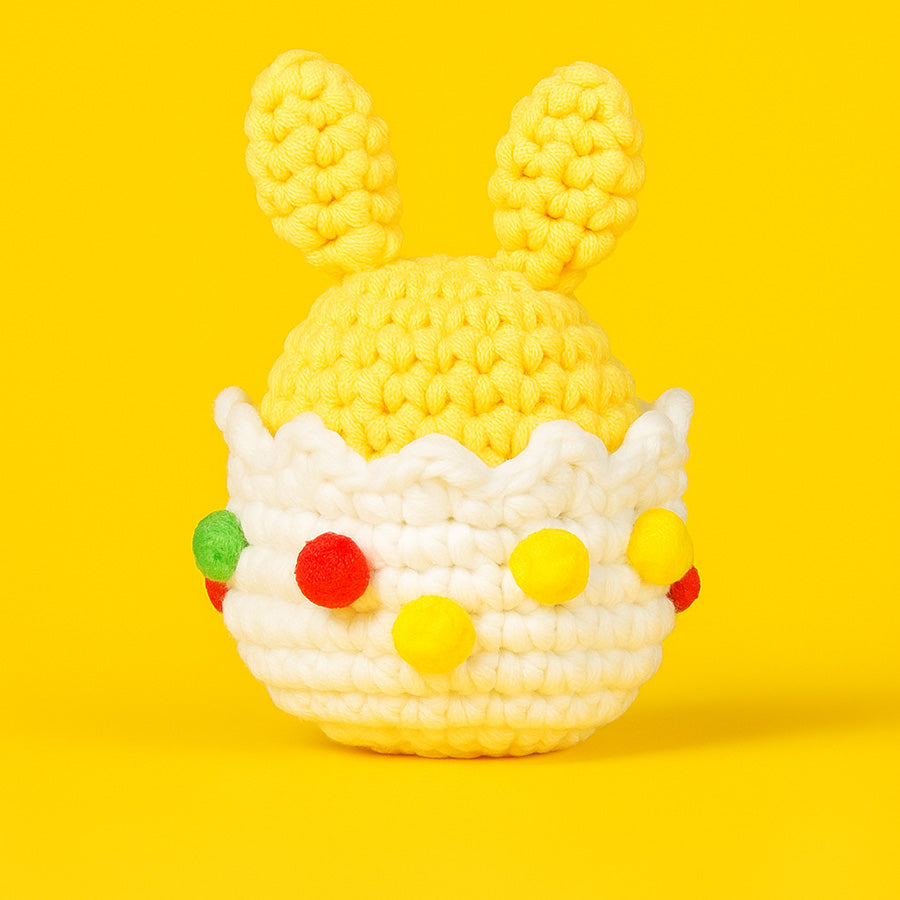 Eggshell Rabbit Crochet Kit