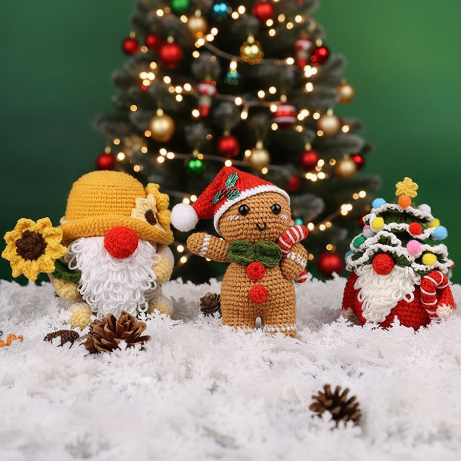 Christmas Trio Bundle Crochet Kit