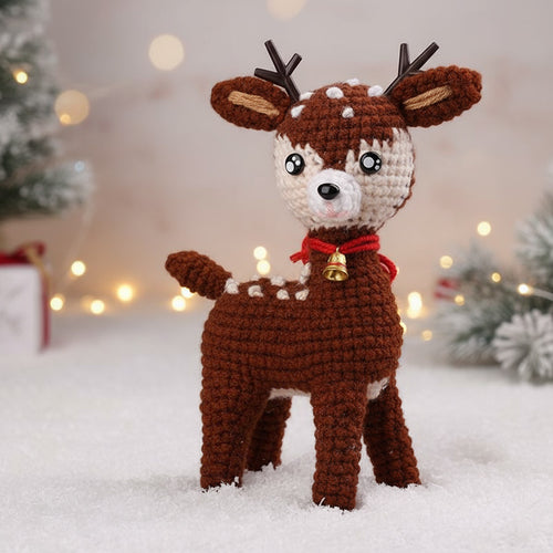 Rudy the Christmas Deer Crochet Kit