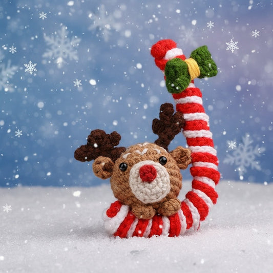 The Candy Reindeer Crochet Kit