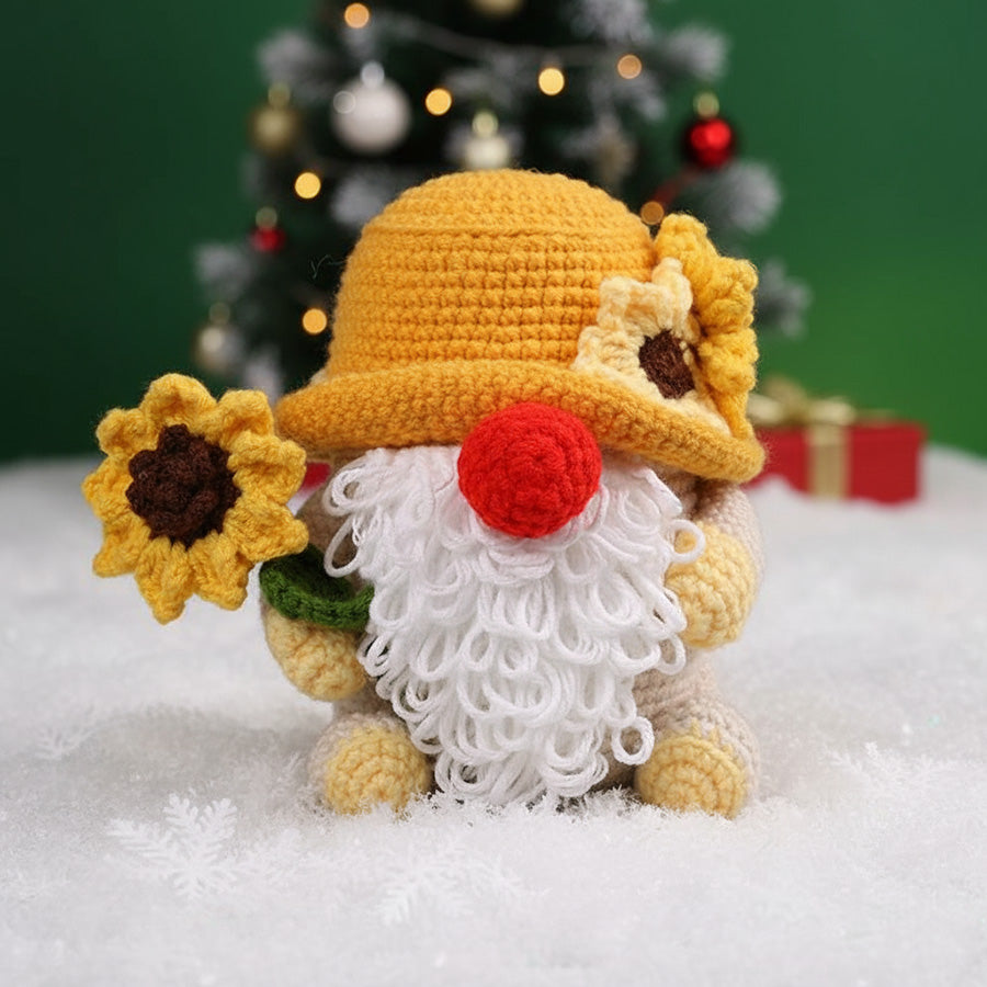 Sunflower Gnome Crochet Kit