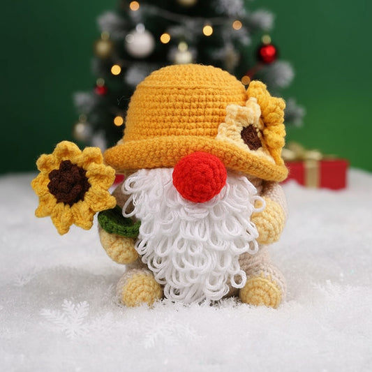 Sunflower Gnome Crochet Kit